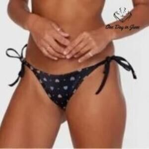 RVCA Foulard French Tie Side Bikini Bottom Size M